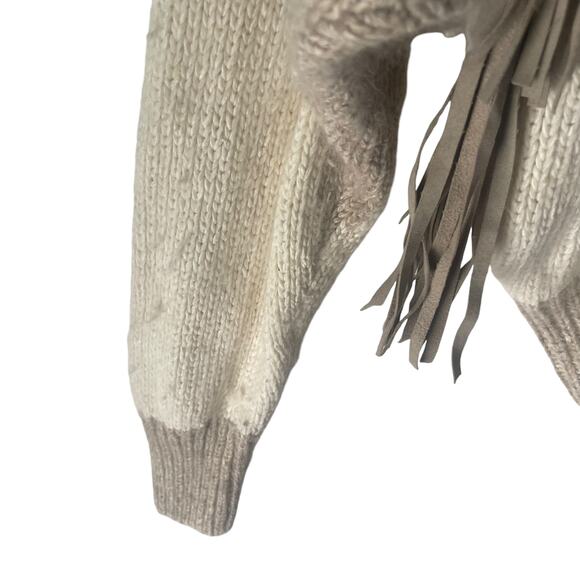 I. B. Diffusion Size Large Silk Angora Lambswool Western Turtleneck Sweater - Picture 4 of 9